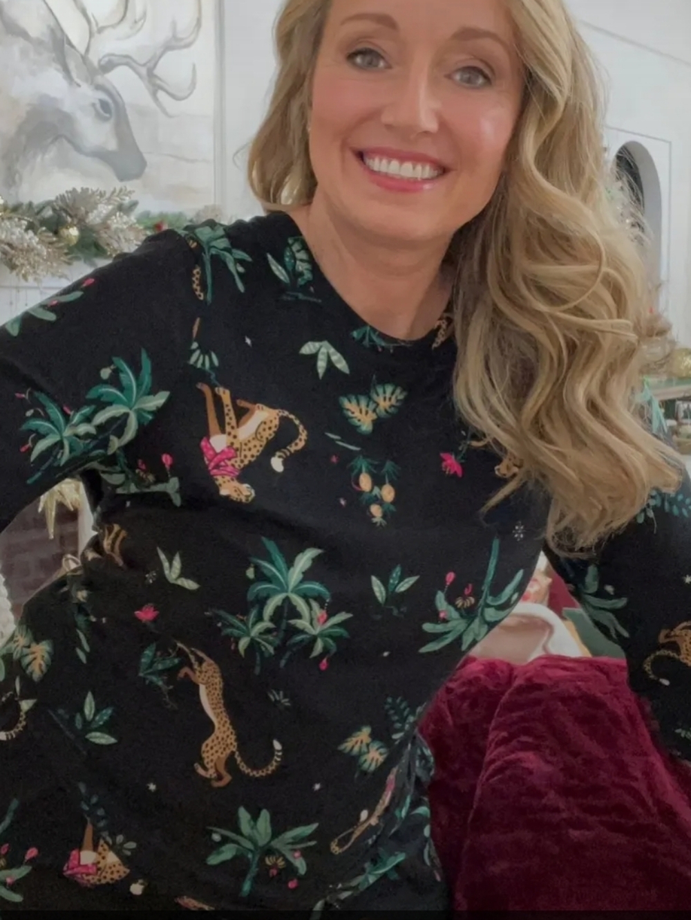 Cuddl Duds 2 Piece Lounge Set (Pjs) Size Large